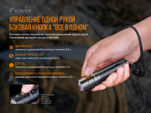 Ліхтар Fenix E28R з акумулятором Fenix 3400mAh + мультитул Ganzo G2019
