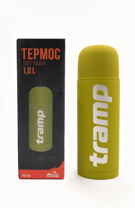 Термос Tramp Soft Touch 1.0 л, Жовтий