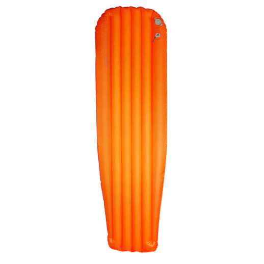 Матрац туристичний самонадувний одномісний Flextail R05 AVS Mummy надлегкий, 183х65х7 см з насосною капсулою AVS, помаранчевий