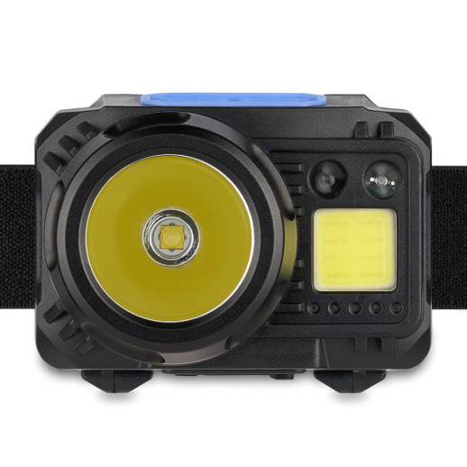 Ліхтар налобний BREVIA 500Lm, 3W CREE XPG + COB, 1200mAh/3xAAA, Sensor White/Red (14350ERBX1)