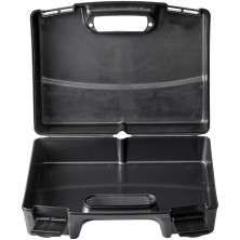 Кейс MEGAline 37,5х28х13mm, пластиковий, кліпси, чорний