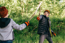 Водонепроникні дитячі рукавиці Dexshell Children mitten, помаранчеві DG536 STR M