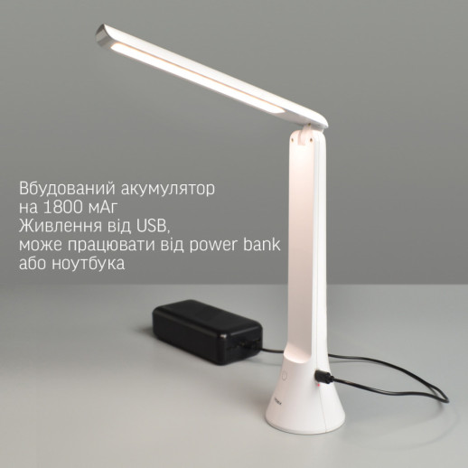 Лампа настiльна-ліхтарик VIDEX TF11W 5W 3000-5500K