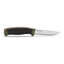 Ніж Morakniv Companion MG C углеродна сталь колір хакі (погано оброблений клинок)