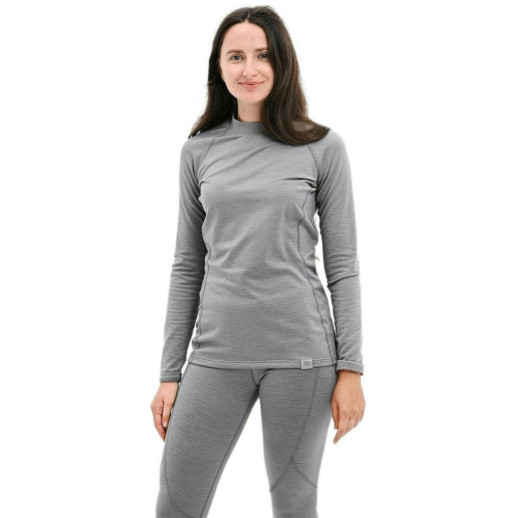 Термофутболка жіноча Turbat Yeti Top Wmn cloudburst grey - L - темно-сірий