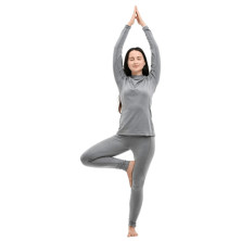 Термофутболка жіноча Turbat Yeti Top Wmn cloudburst grey - L - темно-сірий