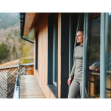 Термофутболка жіноча Turbat Yeti Top Wmn cloudburst grey - L - темно-сірий