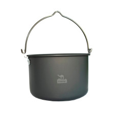 Котел Tramp анодований з кришкою 7 л, TRC-041