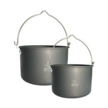 Котел Tramp анодований з кришкою 7 л, TRC-041