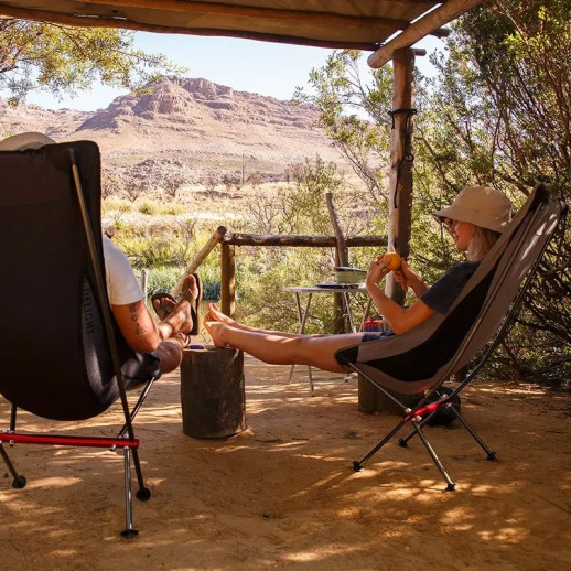 Крісло складане високе NaturehikeYL06 Alu Folding Moon Chair NH18Y060-Z, чорний