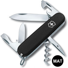 Складаний ніж Victorinox SPARTAN MAT чорний матовий лак