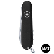 Складаний ніж Victorinox SPARTAN MAT чорний матовий лак