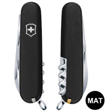 Складаний ніж Victorinox SPARTAN MAT чорний матовий лак