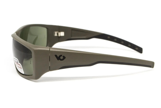 Захисні окуляри Venture Gear Tactical OverWatch Green (forest gray) Anti-Fog, чорно-зелені  в зеленій оправі