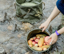 Відро складне Naturehike Round bucket PVC 10 л NH20SJ040 coffee