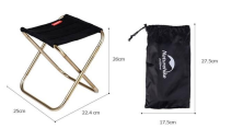 Стілець складаний Naturehike Easy Wild NH17Z012-L Чорний