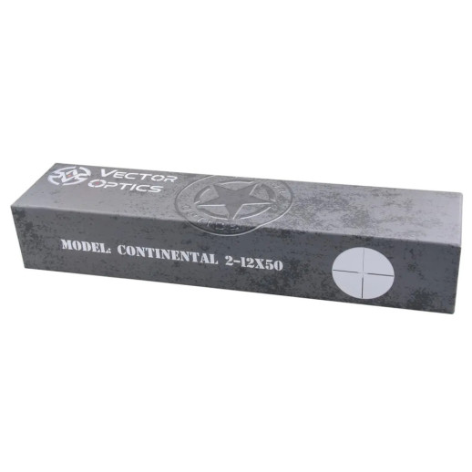 Приціл оптичний Vector Optics Continental 2-12x50 (30 мм) illum. SFP