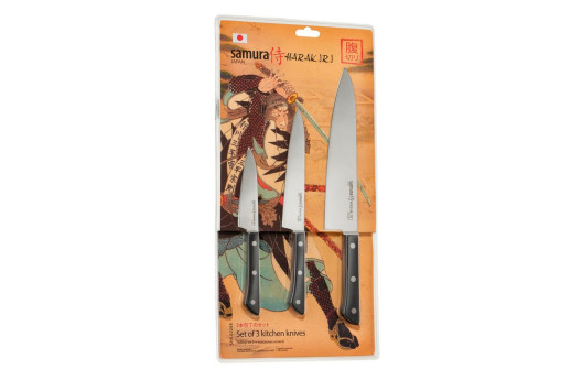 Набір з 3-х кухонних ножів Samura Harakiri SHR-0220B
