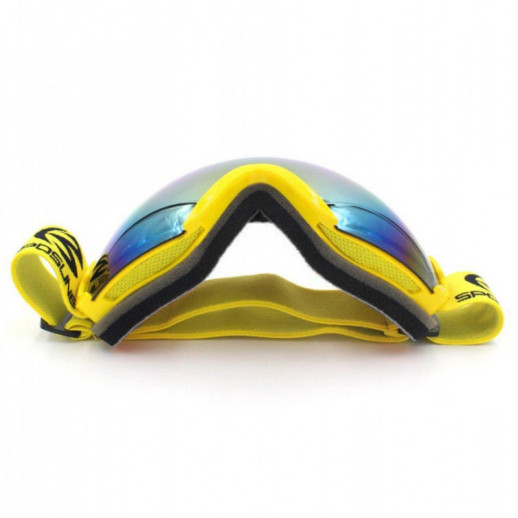 Маска для лиж і сноуборду Sposune HX008-1 Glossy Yellow-Fake Revo Red