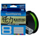 Шнур Shimano Kairiki 8 PE (Mantis Green) 150m 0.10mm 6.5kg