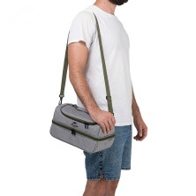 Ізотермічна сумка Naturehike L 23*17*28 см light grey NH17B001-B