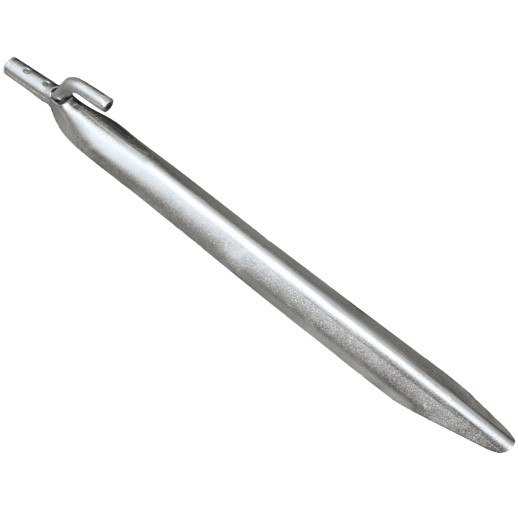 Кілочки High Peak Steel V-Peg with Hook 24 см 6 шт.- сріблясті (42209)