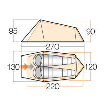 Намет Vango Helix 200 Cactus