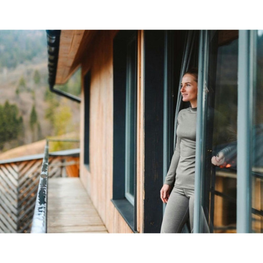 Термофутболка жіноча Turbat Yeti Top Wmn cloudburst grey - M - темно-сірий