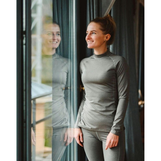 Термофутболка жіноча Turbat Yeti Top Wmn cloudburst grey - M - темно-сірий