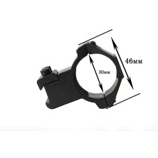 Кріплення на зброю для ліхтаря 30 мм Байонет 9 мм (без упаковки)