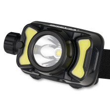 Ліхтар налобний BREVIA 600Lm, 3W CREE XPG + COB, 1200mAh/3xAAA, White/Red (14450ERBX1)