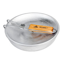 Сковорода Силумін похідна з антипригарним покриттям з ручкою, БЛС24