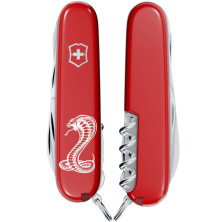 Складаний ніж Victorinox HUNTSMAN ZODIAC Могутня кобра 1.3713.Z4340u