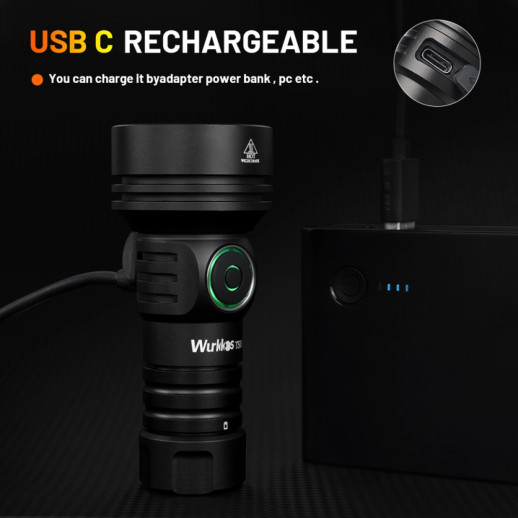 Ліхтар Wurkkos TS11 USB-C Rechargeable 18650 LED SFT40