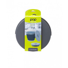 Відро складне з кришкою Summit Pop Bucket з кришкою чорний /сірий 5 л