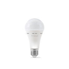 LED лампа акумуляторна TITANUM A68 10W E27 4000K 220V
