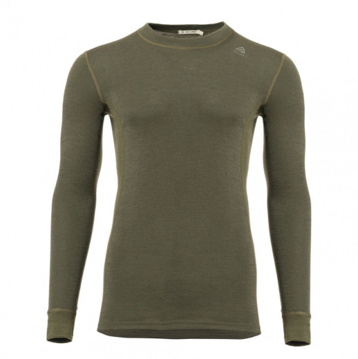 Термокофта чоловіча Aclima WarmWool 200 Crew Neck Men Olive Night M