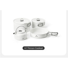 Каструля із керамічним антипригарним покриттям Naturehike CNK2450CF013, 1.7 л, алюміній