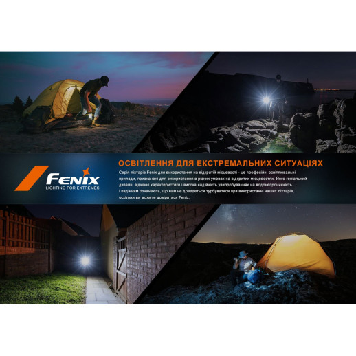 Ліхтар кемпінговий Fenix CL26R Pro, сірий камуфляж