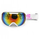 Маска для лиж і сноуборду Sposune HX008 - 3 Glossy White-Fake Revo Green