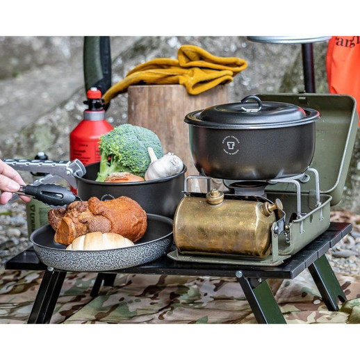 Набір посуду Trangia Tundra III 1.75 / 1.5 л (два казанки, сковорідка, кришка, ручка, чохол)