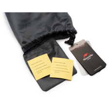 Подушка самонадувающаяся Naturehike Sponge automatic NH17A001-L, Блакитний