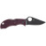 Ніж Spyderco Manbug Black Blade, Micro-Melt PD#1, FRN burgundy