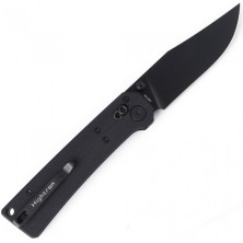 Ніж Hightron Pathwright, 14C28N, G10, чорний, чорний клинок