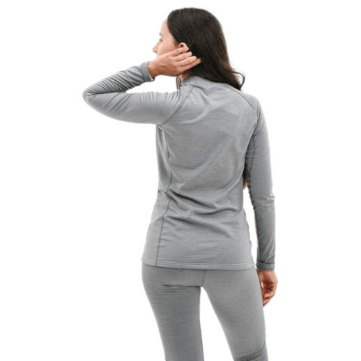 Термофутболка жіноча Turbat Yeti Top Wmn cloudburst grey - XL - темно-сірий