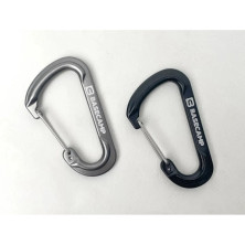 Набір алюмінієвих карабінів Base Camp Delta 7 Wire Set, 2 шт, Black/Grey (BCP 60915)
