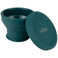 Стакан Tribe Collapsible Shot 90 мл з кришкою силіконовий T-FF-0030, ocean