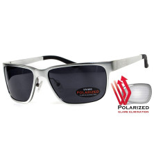 Окуляри BluWater Alumination - 2 Silver Polarized (gray) чорні