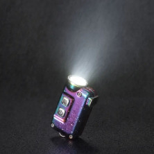 Ліхтар наключний Nitecore TINI SS (Cree XP-G2 S3 LED, 380 люмен, 4 режими, USB), крижаний 6-1285