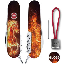 Складаний ніж Victorinox CLIMBER ZODIAC Вогняний кінь 1.3703.Z5210pk